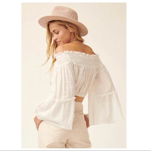 BOHEMIAN PEASANT-Off Shoulder Top - Picture 10 of 15